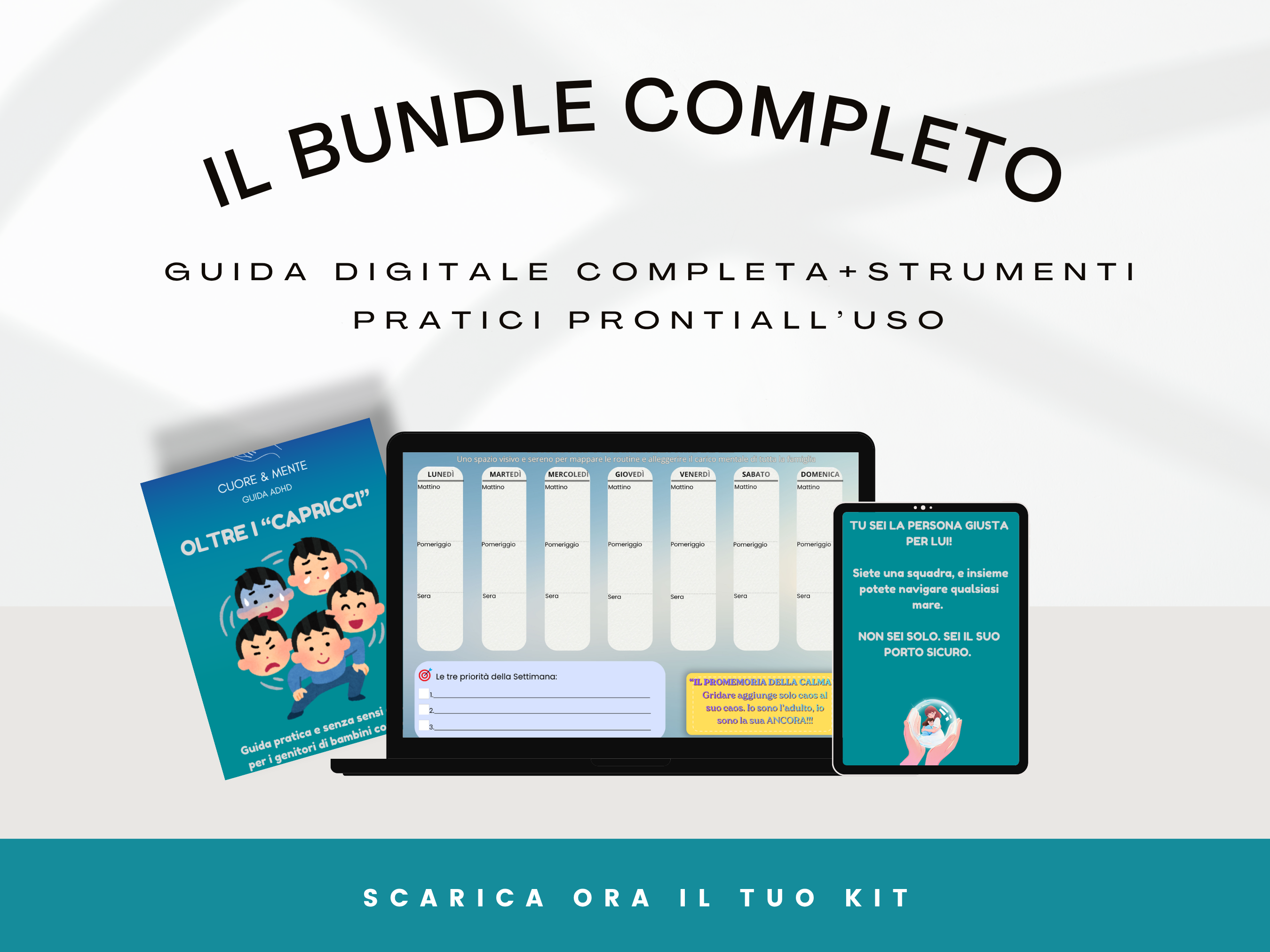 Oltre i Capricci – Guida Pratica per Genitori di Bambini con ADHD + Planner della Calma
