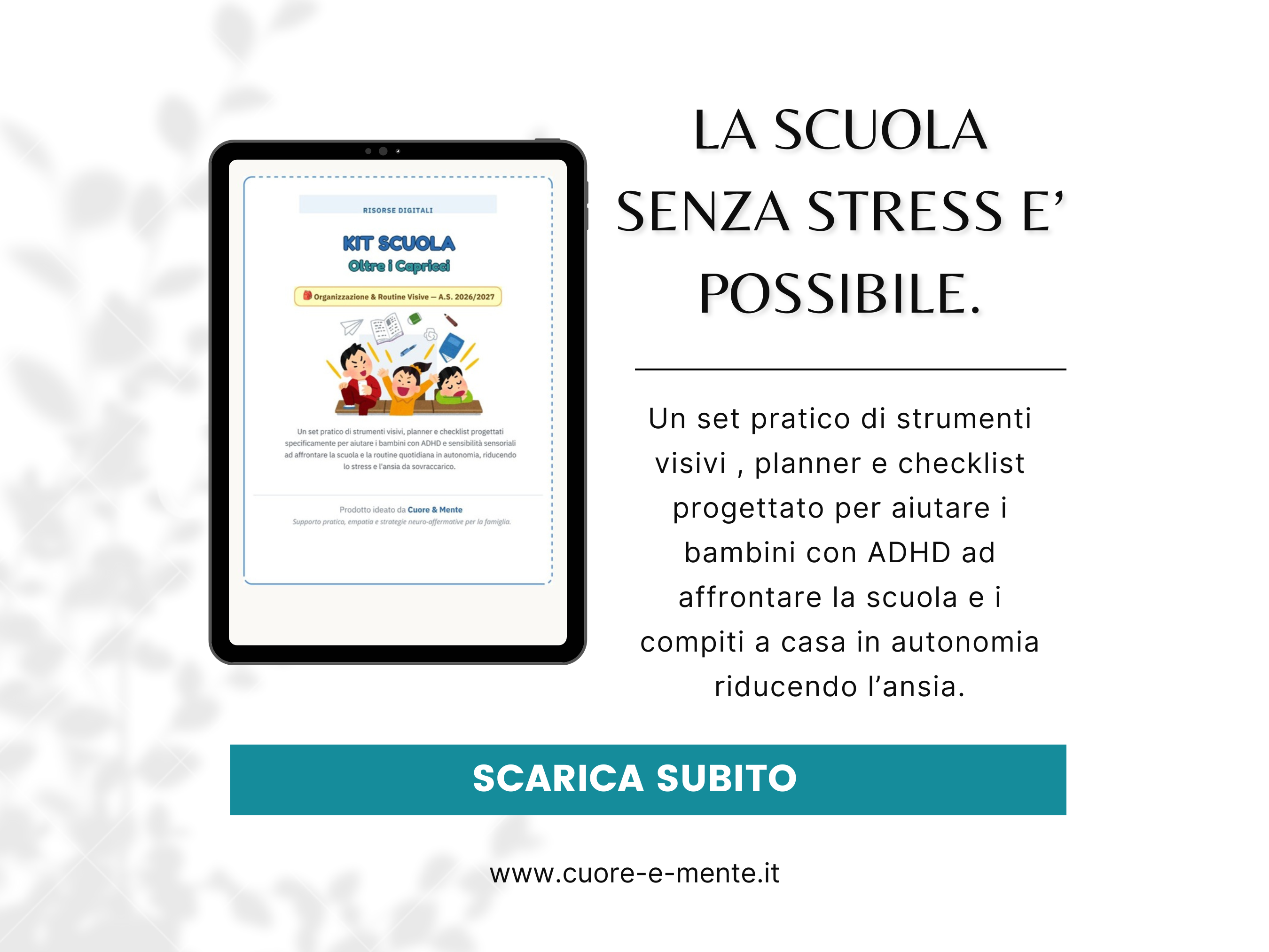 Kit Back to School ADHD – Strumenti per un Inizio Anno Sereno | PDF