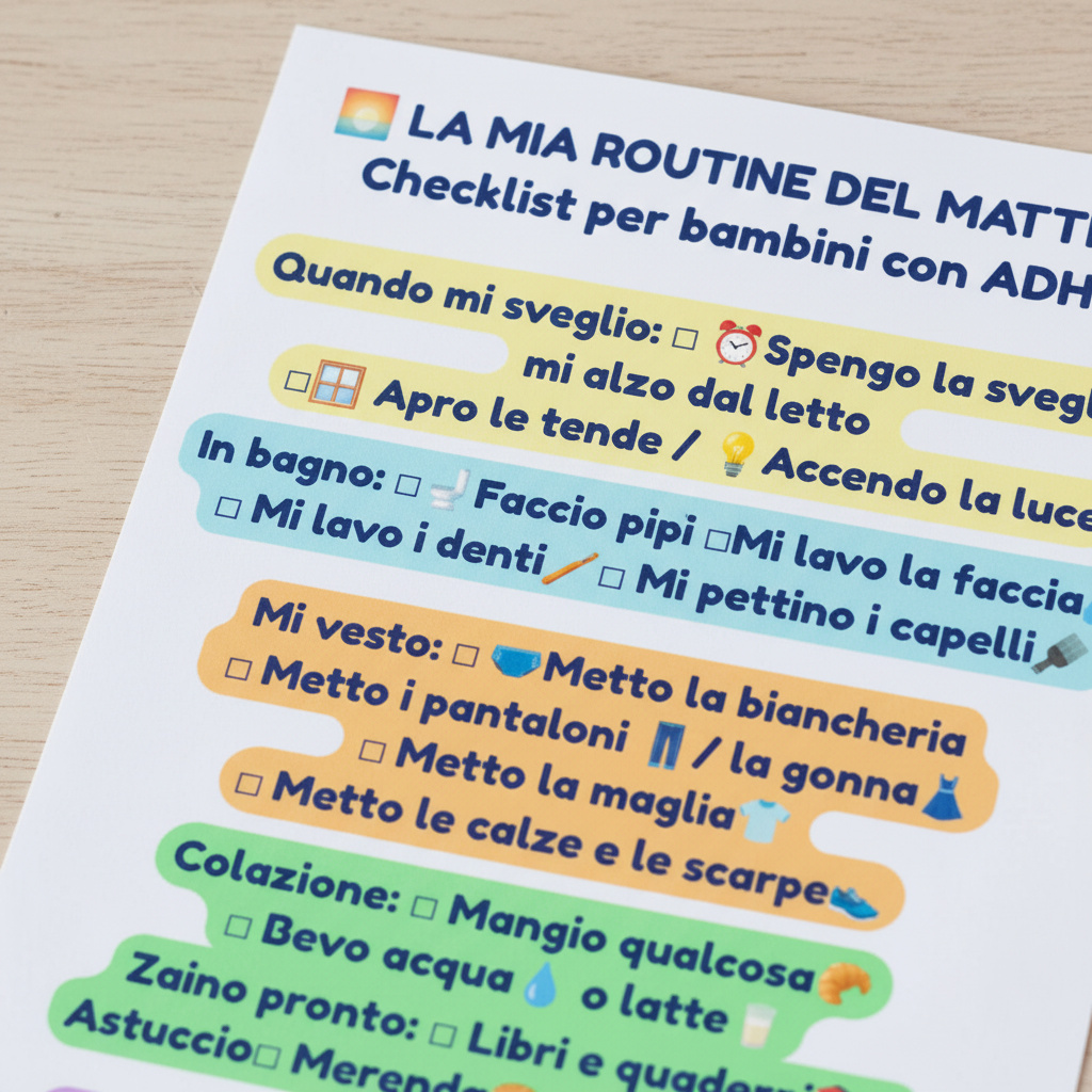 Dettaglio checklist
